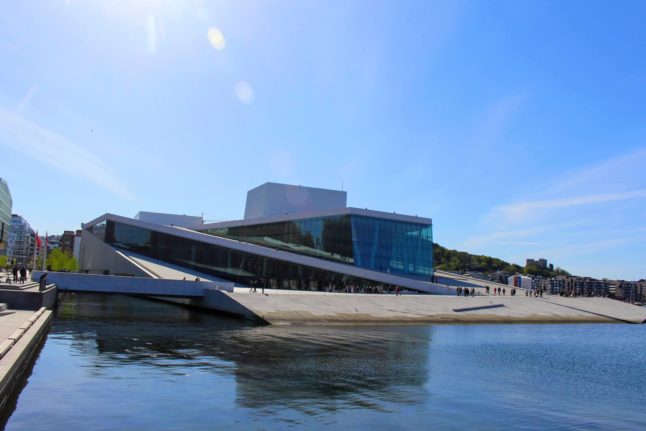 Pictured is stock photo of Oslo Opera House.
