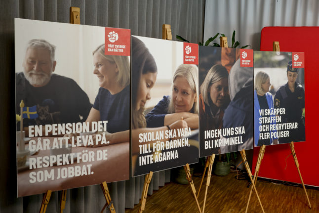 Sweden’s ruling Social Democrats launch ‘presidential’ election campaign