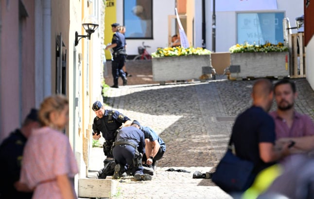 Man behind stabbing at Swedish political festival admits to terror crimes
