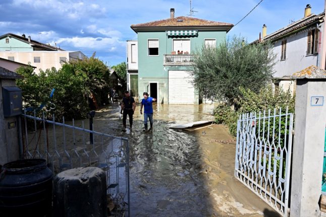 Search continues for missing two after deadly storms in central Italy