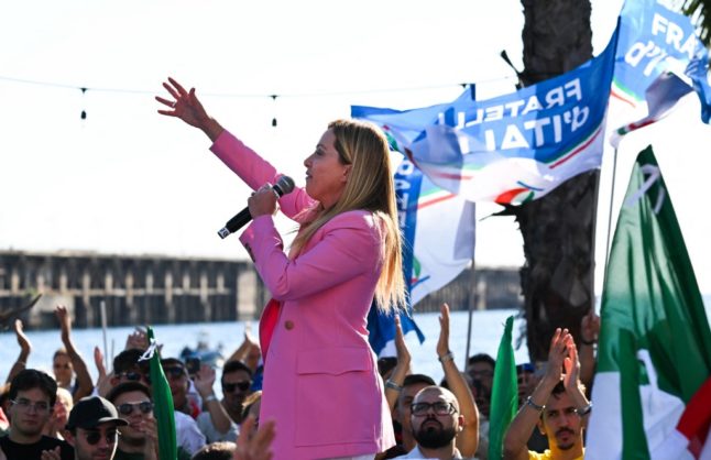 Leader of Italian far-right party 