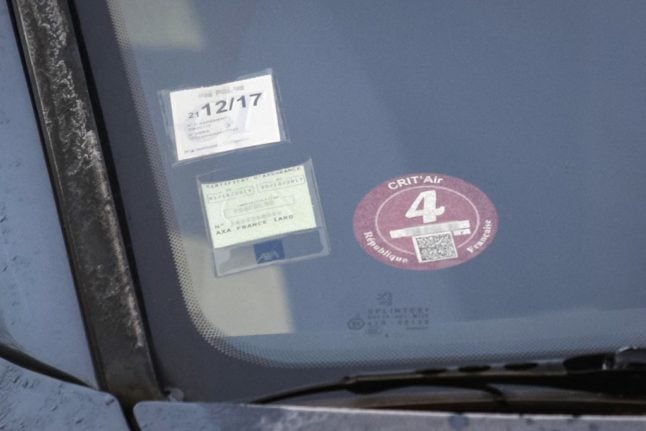 France announces plan to scrap vehicle insurance windscreen stickers