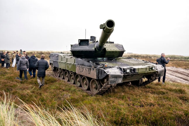 Danish military sends tanks on foreign mission for first time since 2003