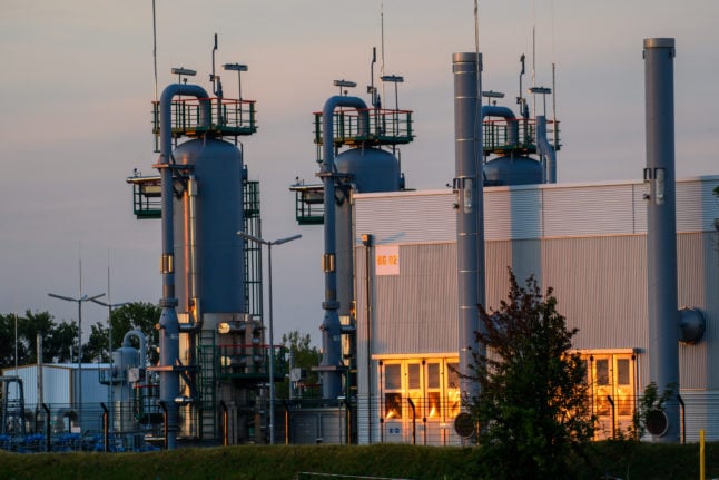 Gas storage facilities in Saxony-Anhalt.