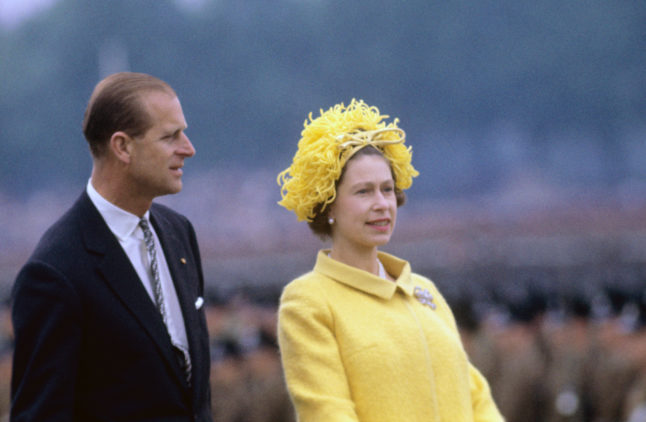 Queen Elizabeth and Prince Philip in Berlin