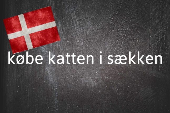 Danish expression of the day: Købe katten i sækken
