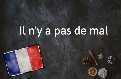 French Expression of the Day: Il n'y a pas de mal