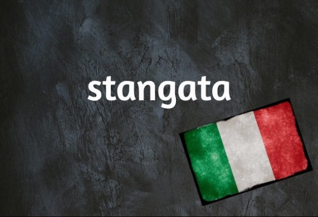 Italian word of the day - Stangata