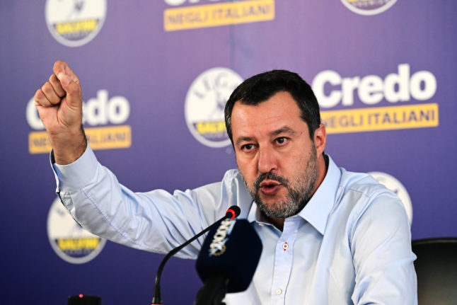 Deputy PM Matteo Salvini had hoped to be restored to the role of interior minister, but will have to content himself with the position of infrastructure minister.