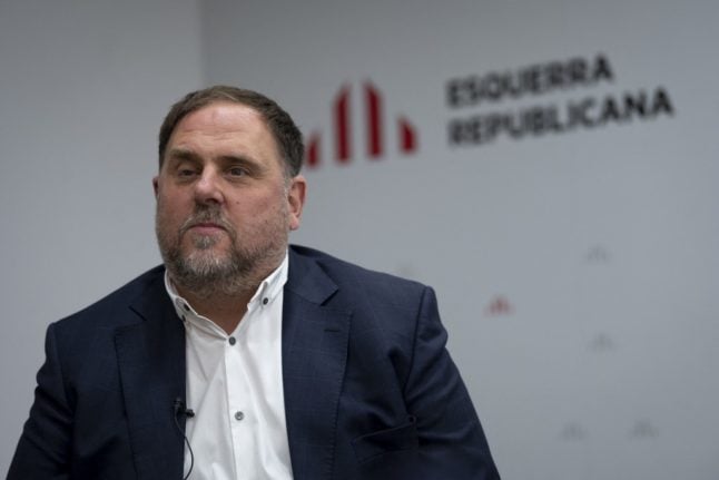 Former deputy head of the Catalan government Oriol Junqueras