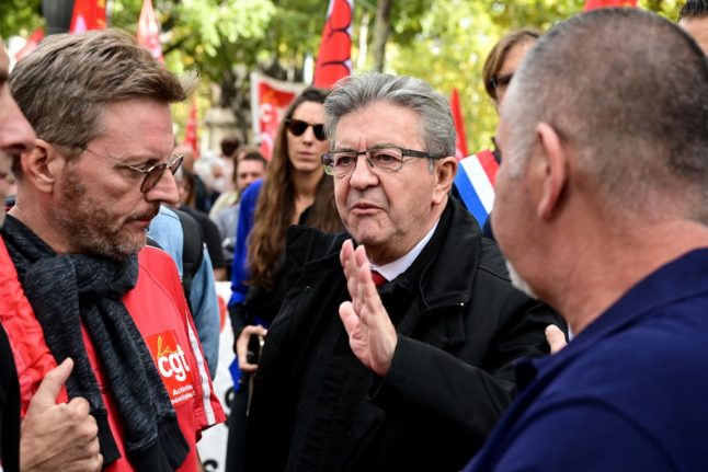Leftist politicians call for French to take to the streets on Sunday