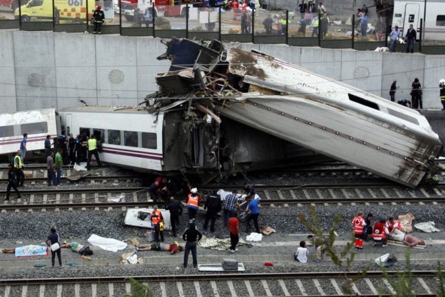 train accident spain galicia