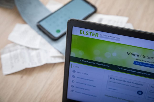 German Elster tax platform