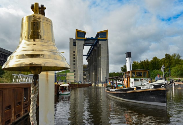 Germany's new boat lift in Niederfinow.