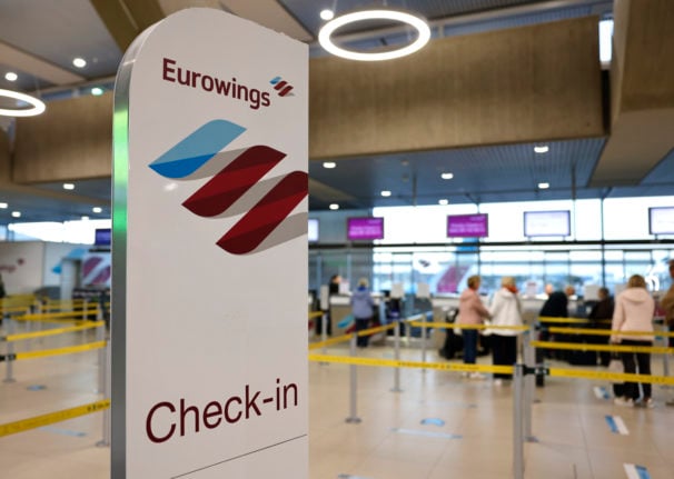 Eurowings check-in at Bonn airport