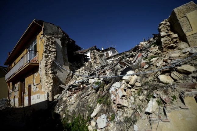 L'Aquila earthquake - rubble