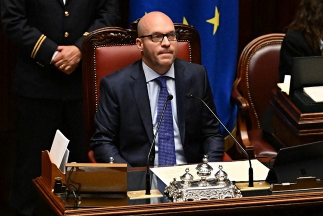 Lorenzo Fontana, lower house speaker in Italy