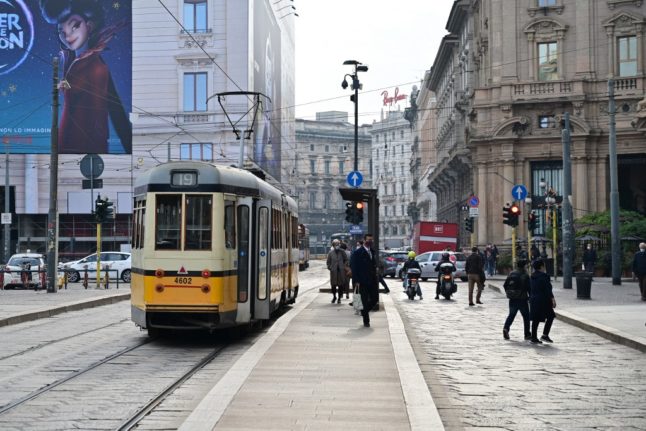 Milan, city centre.