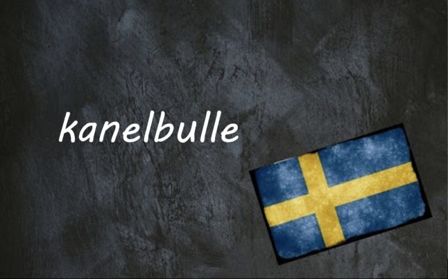 Swedish word of the day: kanelbulle