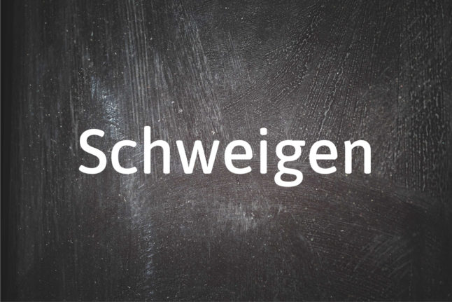 German word of the day: Schweigen