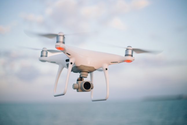 Pictured: A stock image of a drone.