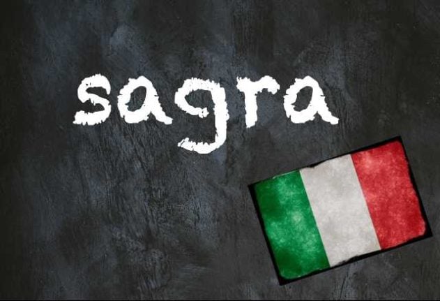 Italian word of the day sagra