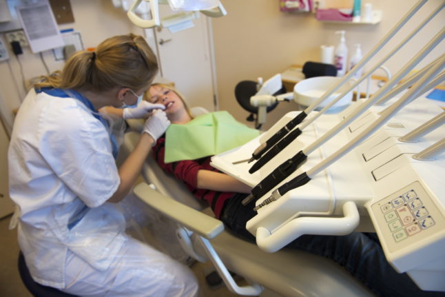 How much does dental care cost in Sweden?