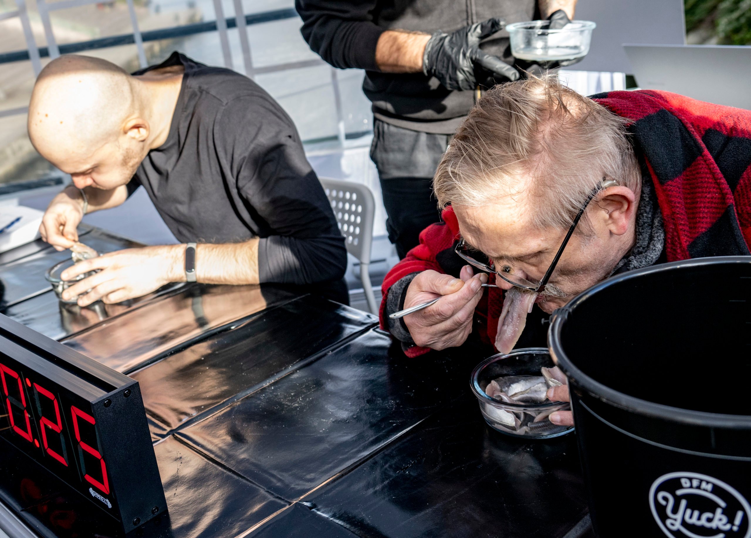 Malmö pensioner sets record for eating most fermented herring in a minute