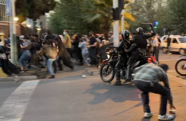 Iran arrests Spanish woman taking part in protests
