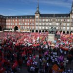 Thousands rally in Spain’s capital for pay hikes as living costs soar