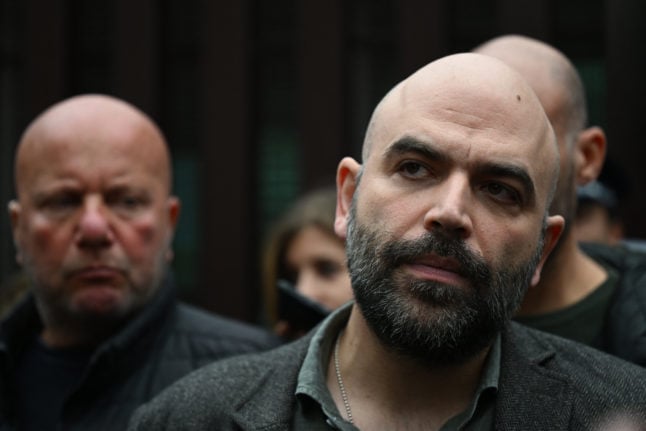 A defamation trial brought by Italy's now PM against mafia reporter Roberto Saviano began on Tuesday.