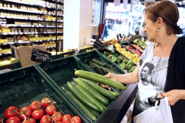 Food prices in Spain post record rise in October