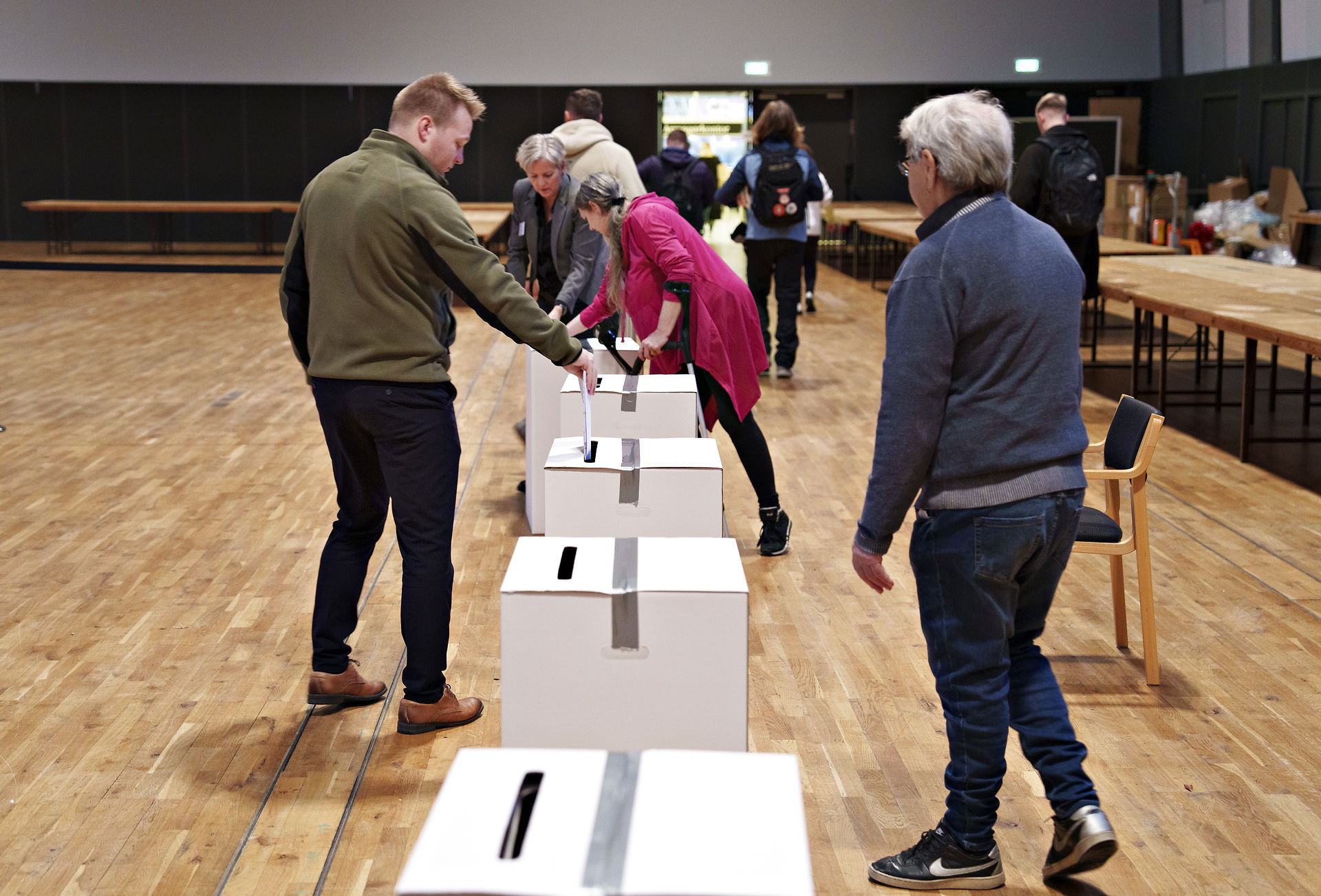 Why was turnout down in 2022 Danish election?