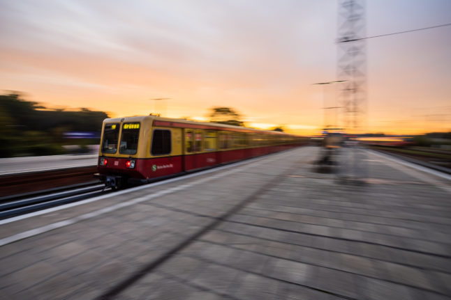 A Berlin S-Bahn train.