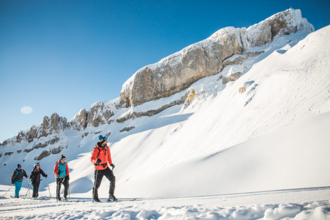 Winter hiking in Germany