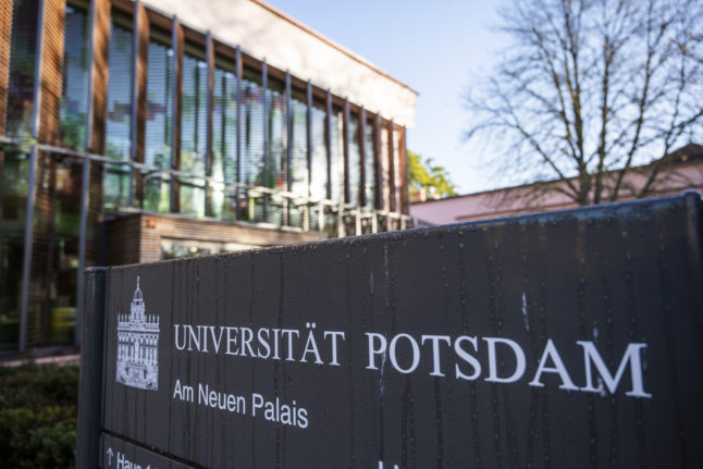 Entrance to Potsdam university
