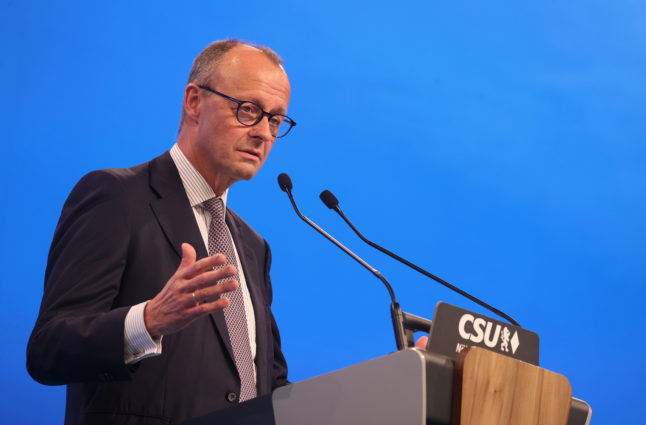 CDU leader Friedrich Merz