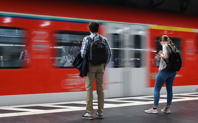 train passengers