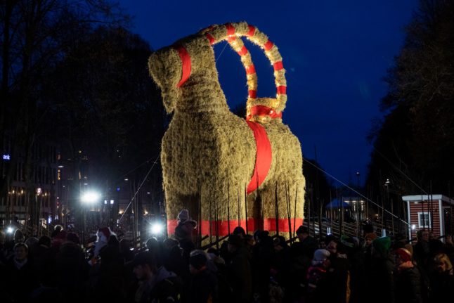 Will Sweden's Christmas goat survive this year?