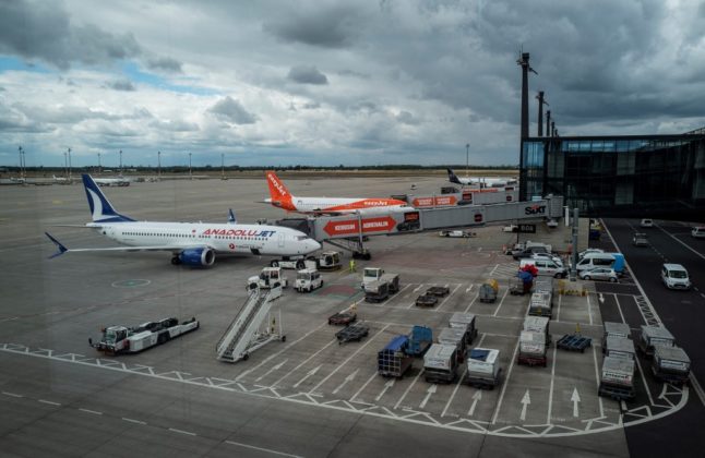 Flights disrupted as climate activists blockade Berlin Airport runway
