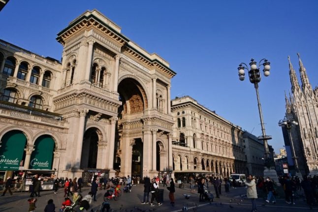 Milan's Vittorio Emanuele II gallery