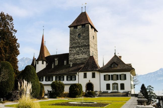 Spiez Castle in Bern. 