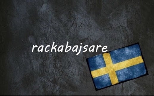 ​​Swedish word of the day: rackabajsare