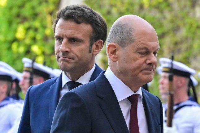 emmanuel macron and olaf scholz