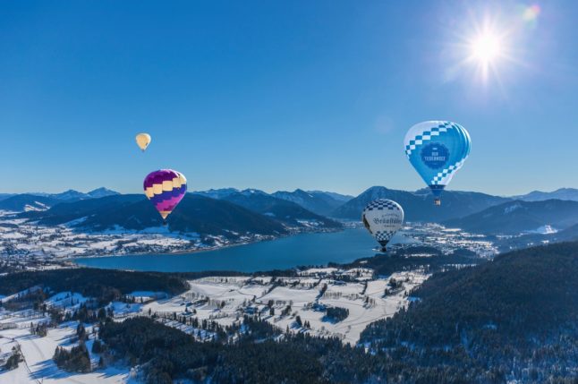 Balloons over Tegernsee