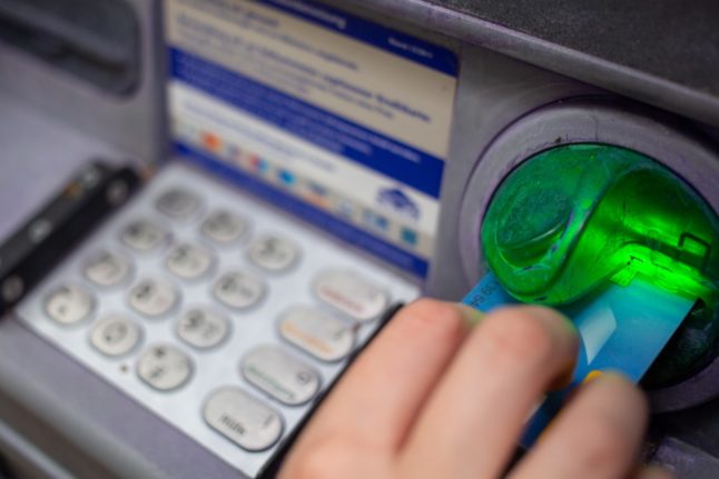 Withdrawing money from ATM in Germany