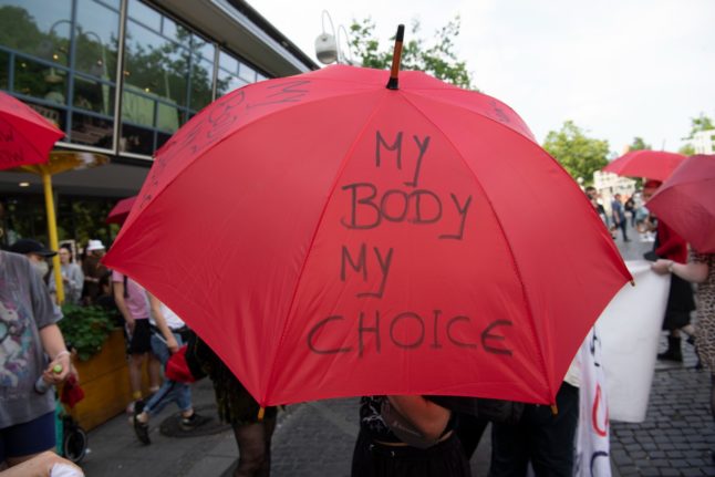 Sex workers' rights demo Berlin
