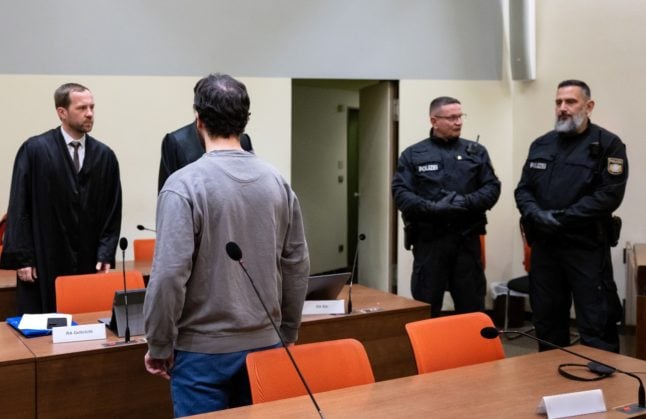 Knife attacker in Munich court