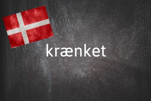​​Danish word of the day: Krænket