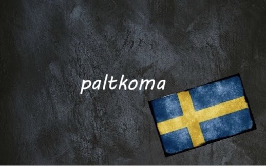 ​​Swedish word of the day: paltkoma